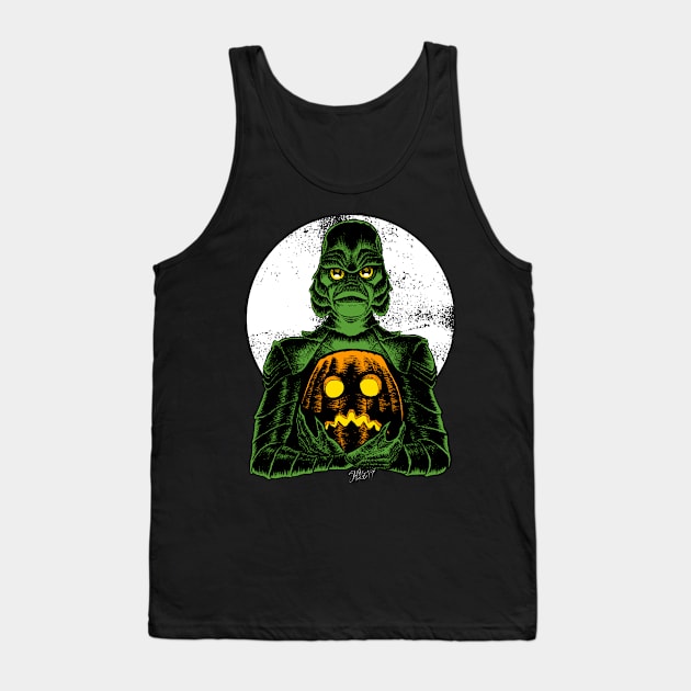 Monster Holiday: Creature Tank Top by Chad Savage